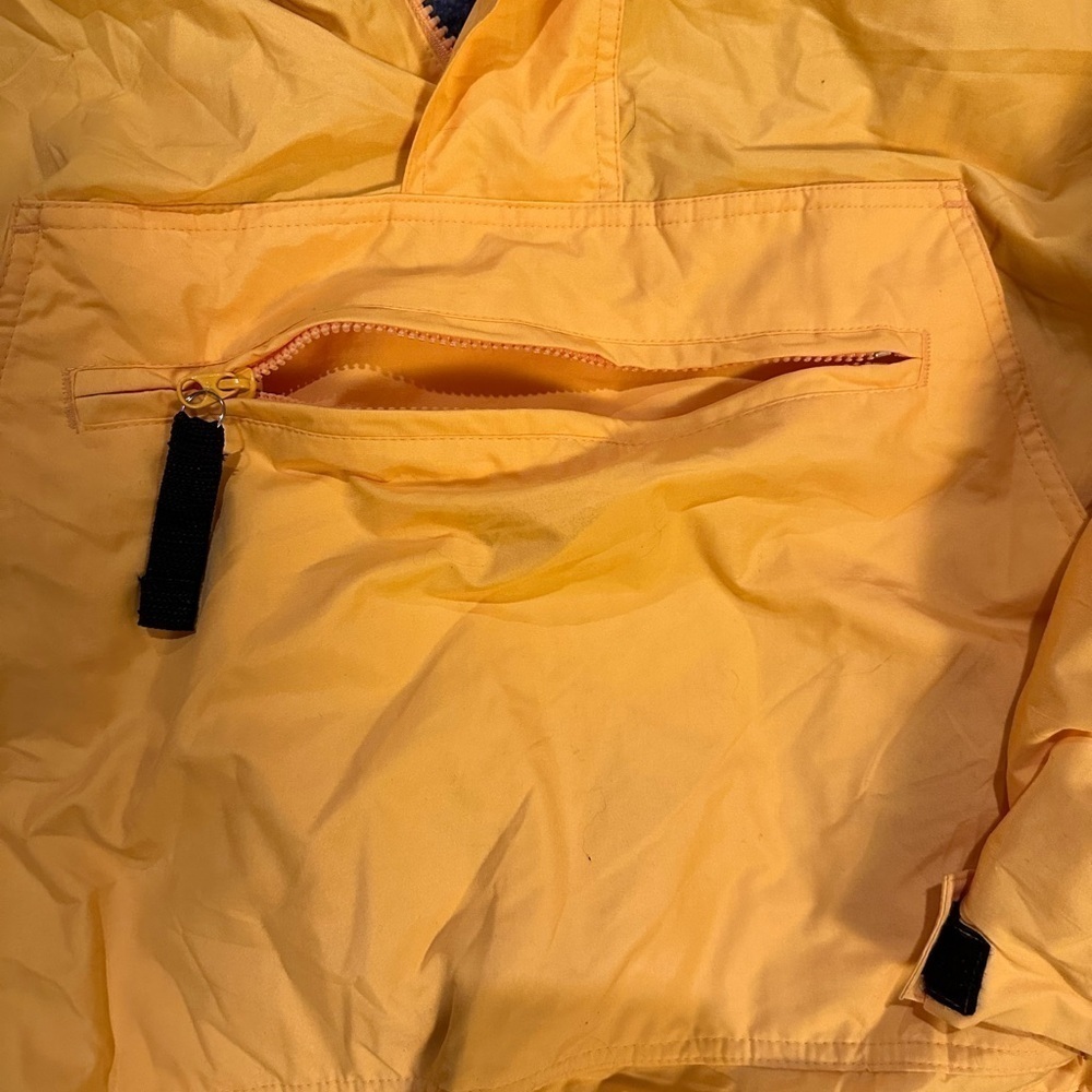 Yellow and gray ‘Gear For sports’ collar puffer jacket with a hood jacket. - Picture 4 of 4